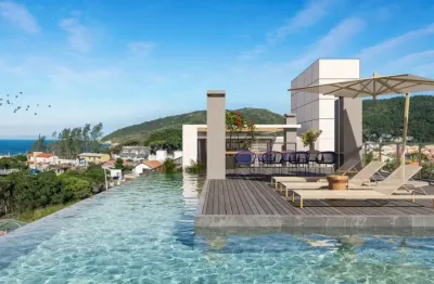 Studio na quadra do mar na Barra da Lagoa com 44 m² por R$ 590.000 - Florianópolis/SC