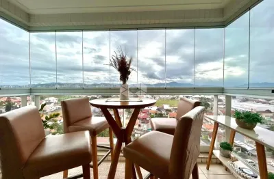 Apartamento com 3 dormitórios (1 suíte) com vista mar no novo estreito, em florianópolis - sc