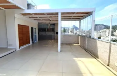 Cobertura para venda em rio de janeiro, botafogo, 3 dormitórios, 1 suíte, 3 banheiros, 3 vagas