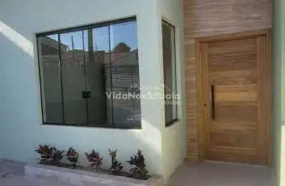 Casa nova à venda de 03 dormitórios, 1 suíte no  jardim das cerejeiras em atibaia - sp