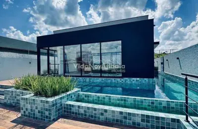 Casa em condomínio de alto padrão de 03 suítes, 05 banheiros e 06 vagas somente por r$ 1.900.000 em