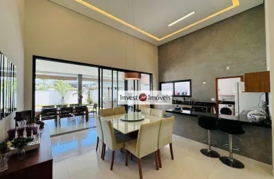 Casa térrea elegante com 3 quartos e piscina no condomínio terras do vale