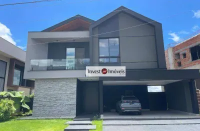 Sobrado com 4 dormitórios à venda, 400 m² por r$ 3.400.000,00 - condomínio residencial jaguary - são josé dos campos/sp