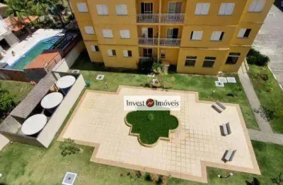 Apartamento com 3 dormitórios para alugar, 76 m² por r$ 2.997,00/mês - jardim santa maria - jacareí/sp