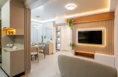 Apartamento com uma area de lazer incrivel ,piscina,academia,salão de festas