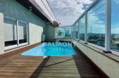 Braga - cabo frio/rj - cobertura com vista para a praia do forte, 3 dormitórios à venda, 163 m² por