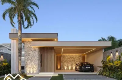 Super lançamento casa linear 3 suítes, área gourmet com churrasqueira, quintal, luxuosa, no alphaville rio costa do sol, rio das ostras - rj