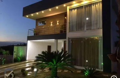 Casa luxuosa 4 suítes, acabamento ultra fino, lazer completo com piscina condomínio alphaville rio costa do sol, rio das ostras - rj