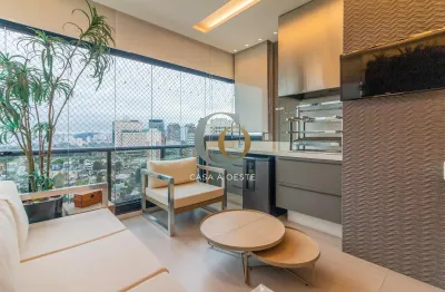 Apartamento com 112m2 mobiliado sala aplicada e varanda gourme