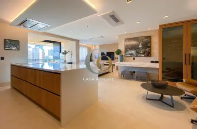 Apartamento premium mobiliado com 112m2 vista privilegiada