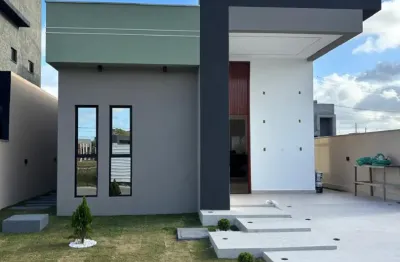 Linda casa de 3 quartos em condomínio fechado com guarita 24 horas