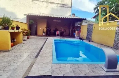 Casa c/ 3 quartos (1 suíte), piscina, em condado de maricá - maricá - rj