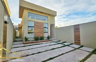 Ótima casa em itaipuaçu, com 3 quartos (1 suíte), sala de estar e jantar, área gourmet com churrasqueira…