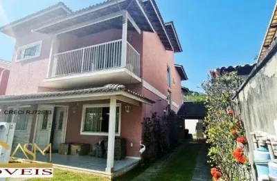 Belíssima casa duplex c/ 4 quartos (1suíte c/ hidromassagem) em são josé do imbassaí, em maricá – rj