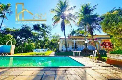 Sitio c/ 7.000m2 no condado, 3 quartos (1 suite), piscina, churrasqueira, árvores frutíferas..