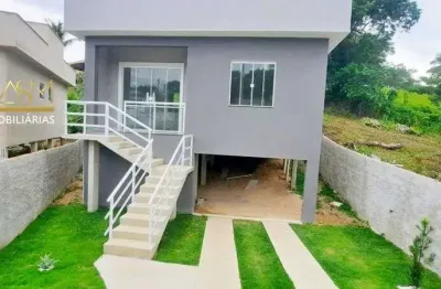 Casa com 2 quartos (1 suíte), terreno de 480 m2, no condado, maricá, rj