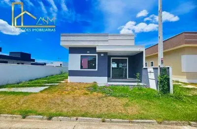 Casa em Condomínio, Contendo 2 Quartos (1 Suíte), em Marica, RJ