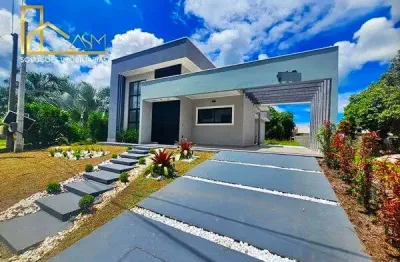 Casa em Condomínio com 3 Quartos (1 Suíte c/ Closet), Espaço Gourmet, em São José, Maricá