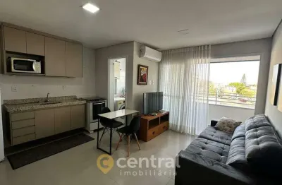 Apartamento | residencial artemis | ar condicionado | 1 quarto | mobiliado |1 suíte | 1 sacada | 1 vaga | locação | bauru-sp