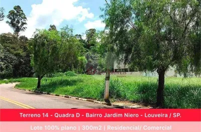 Terreno à venda, 300 m² por r$ 375.000 - jardim niero - louveira/sp