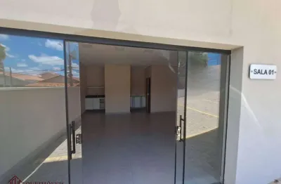 Sala para alugar, 38 m² por r$ 2.891/mês - residencial burck - louveira/sp