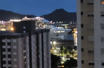 Apartamento 3 quartos para venda em santos, ponta da praia, 3 dormitórios, 2 suítes, 3 banheiros, 2 vagas