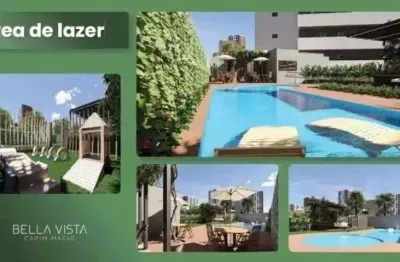 Apartamento em capim macio 2/4 com 65m² - bella vista em capim macio