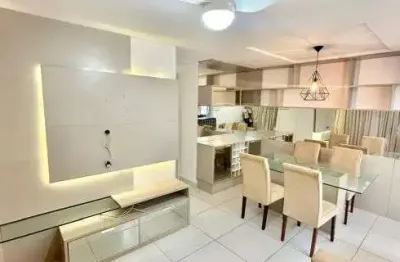 Belíssimo apartamento 3/4 suite mobiliado no cond. novo stillo - nova parnamirim