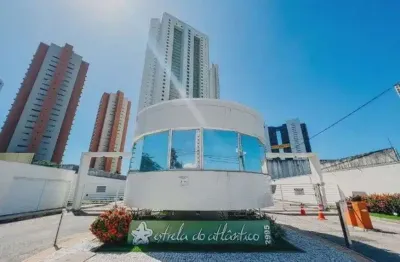 Lindo apartamento 2/4 suite 63m² mobiliado no estrela do atlântico