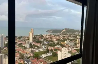 Belíssimo apartamento mobiliado 57m² com vista para o mar em ponta negra
