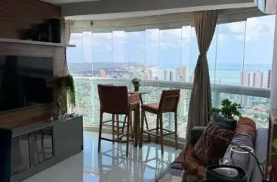 Belíssimo apartamento mobiliado vista mar 35º andar estrela do atlântico