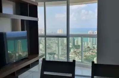 Apartamento mobiliado com vista mar no estrela do atlântico – 34º andar