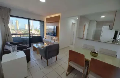 Belíssimo apartamento 2/4 suite mobiliado no residencial therramare - ponta negra - natal-rn