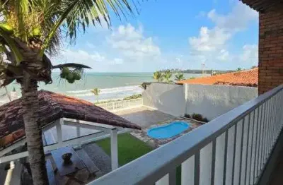 Belíssima casa alto padrão 06 suites 450m² beira mar - praia de cotovelo