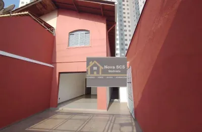 Sobrado com 3 dormitórios para alugar, 184 m² por r$ 4.034,35/mês - vila aquilino - santo andré/sp