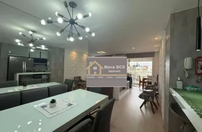 Apartamento com 2 dormitórios para alugar, 89 m² por r$ 6.878/mês - jardim são caetano - são caetano do sul/sp