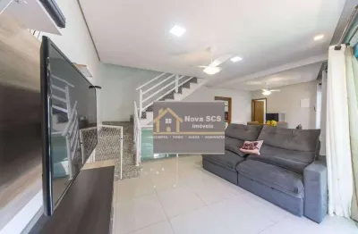 Sobrado com 3 dormitórios à venda, 260 m² por r$ 650.000,00 - vila linda - santo andré/sp