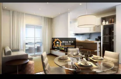 Apartamento com 2 dormitórios à venda, 62 m² por r$ 661.000,00 - jardim são caetano - são caetano do sul/sp