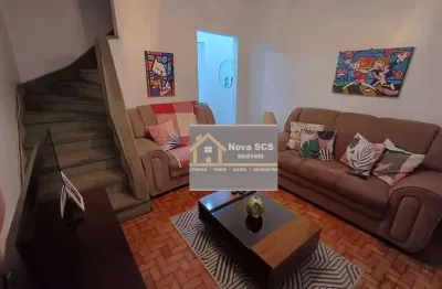 Sobrado - bairro osvaldo cruz 2 dormitórios amplos. sala. cozinha. área de serviço. dependência de empregada com 1 wc e 1 vaga de garagem. ótim locali