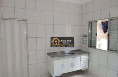 Casa com 1 dormitório para alugar, 40 m² por r$ 1.218,00 - nova gerti - são caetano do sul/sp