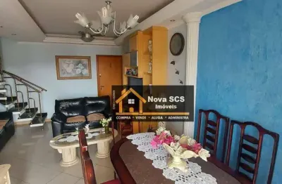 Cobertura com 4 dormitórios à venda, 124 m² por r$ 890.000,00 - osvaldo cruz - são caetano do sul/sp