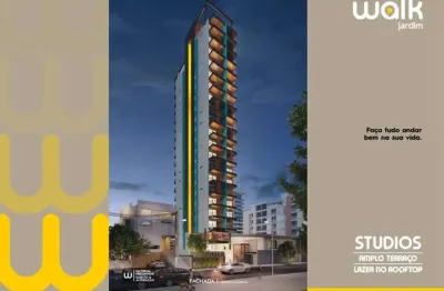 Apartamento com 1 dormitório à venda, 30 m² por r$ 416.080,00 - jardim - santo andré/sp