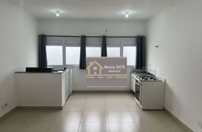 Kitnet com 1 dormitório para alugar, 35 m² por r$ 1.915,00/mês - nova gerti - são caetano do sul/sp