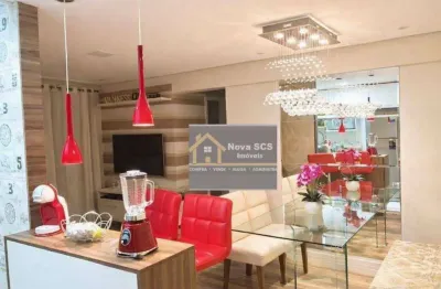 Apartamento com 2 dormitórios para alugar, 77 m² por R$ 4.692,86/mês - Fundação - São Caetano do Sul/SP