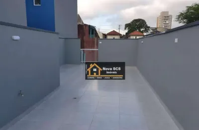 Cobertura com 2 dormitórios para alugar, 108 m² por R$ 2.930,00/mês - Santa Maria - Santo André/SP