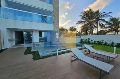 Flat térreo com piscina privativa à beira-mar – condomínio la playa flat | porto de galinhas/pe