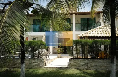 Aluguel por temporada de casa com 06 quartos em condomínio à beira mar de muro alto – porto de gali