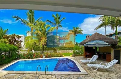 Aluguel por temporada de casa com 04 suítes em condomínio à beira mar de muro alto – porto de galin