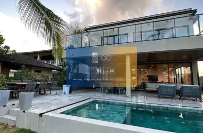 Aluguel por temporada de casa com 07 suítes em condomínio à beira mar de muro alto – porto de galin