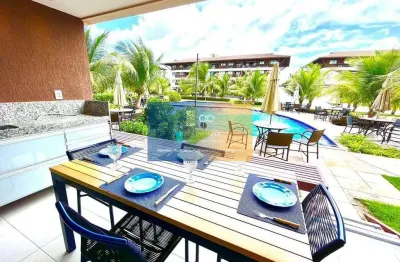 Aluguel por temporada de flat com 03 quartos no cupe beach living – porto de galinhas